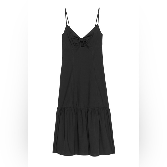 Rails Black Midi Dress with Bow Detail - Picture 4 of 16